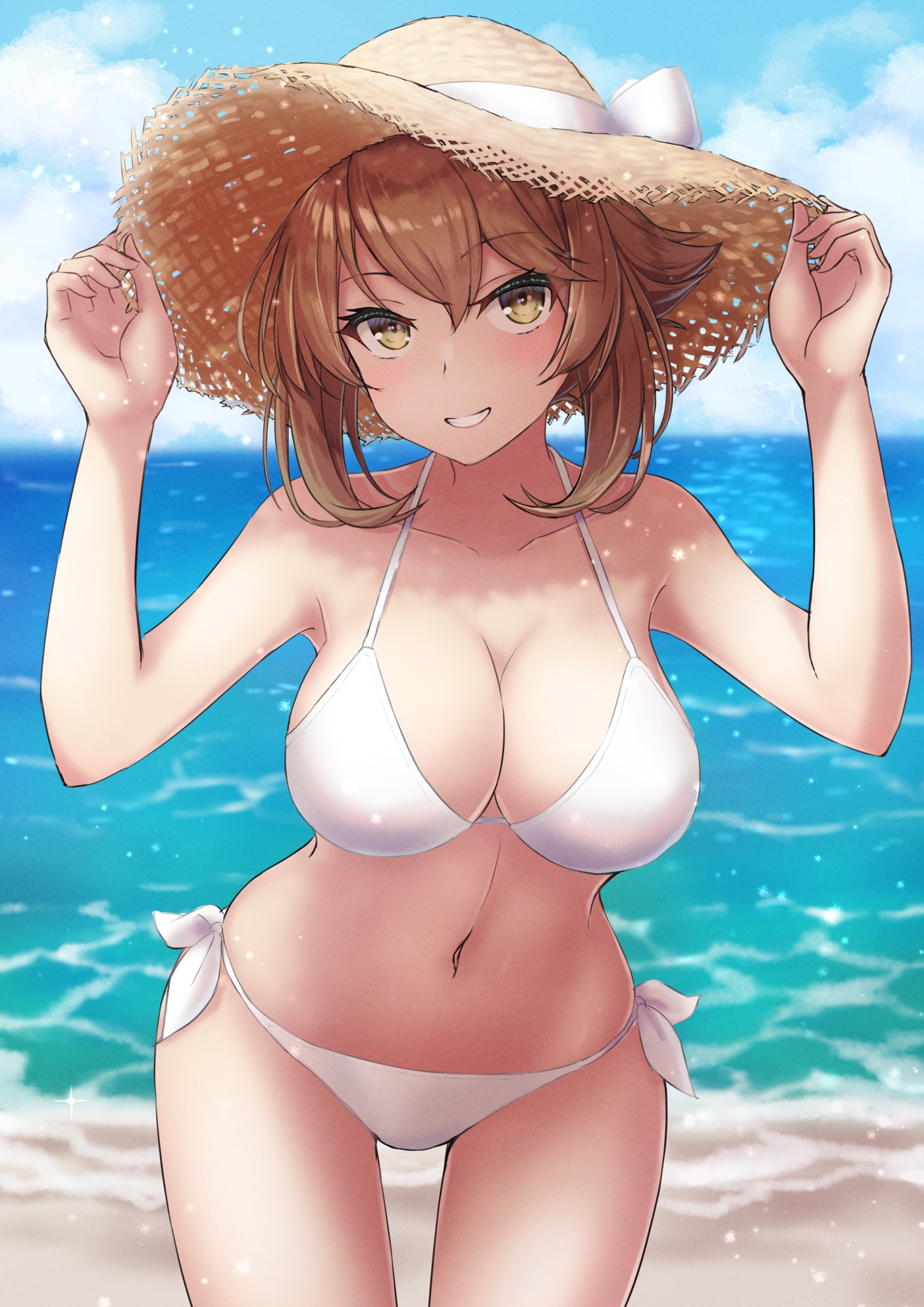 Monoku Kantai Collection Mutsu Kancolle Bikini Swimsuits 851177